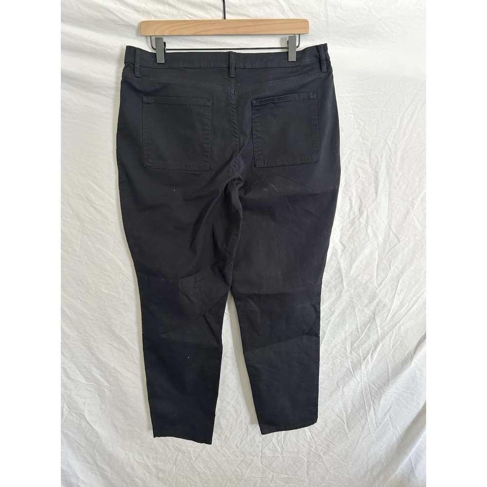 Banana Republic Ladies' High Rise Twill Pants Black Size 14 - Picture 2 of 9